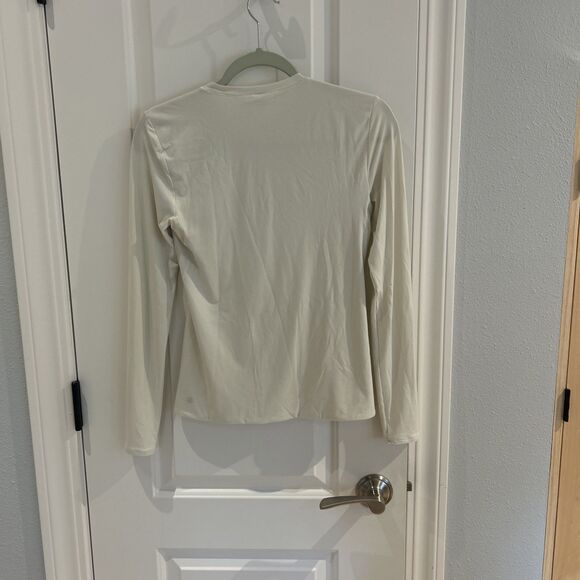 Lululemon Hold Tight Long-Sleeve Shirt - M Light Beige - Picture 6 of 6